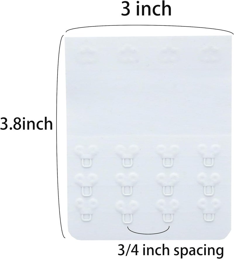 SAMGU Store Women's Soft Bra Extender 2 Hook / 3 Hooks / 4 Hooks Seamless Comfortable Bra Strap Extender Extension - Image 4